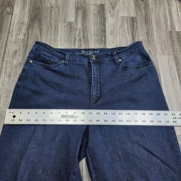 Gloria Vanderbilt Jeans Womens 14 Amanda All Around Slimming Denim Capri - Picture 9 of 12